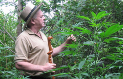 Rick Simpson says police have raided his Nova Scotia home - and he won't be coming back to Canada to face charges. (Photo by Hempjack - click to enlarge.)